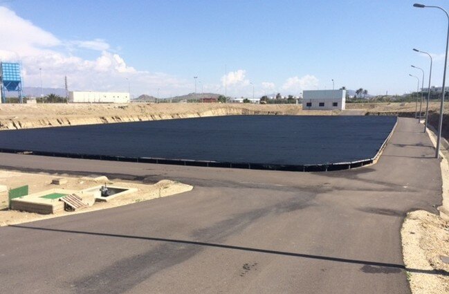 Balsa de almacenamiento de Agua regenerada