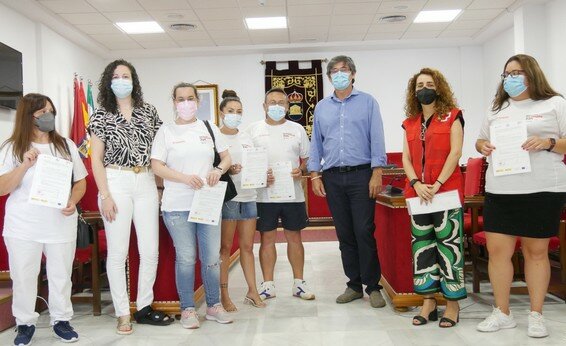 210625 Entrega diplomas Plan de Empleo Cruz Roja - Limpieza Hospitalaria...