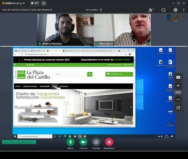 captura de una de las sesiones virtuales